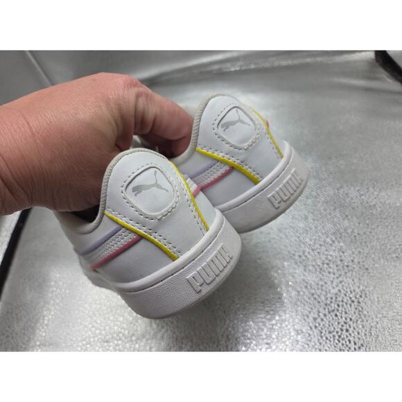 Puma Womens Vikky V2 Comfort White on White Shoes Sneakers Size 7.5 - Picture 5 of 10